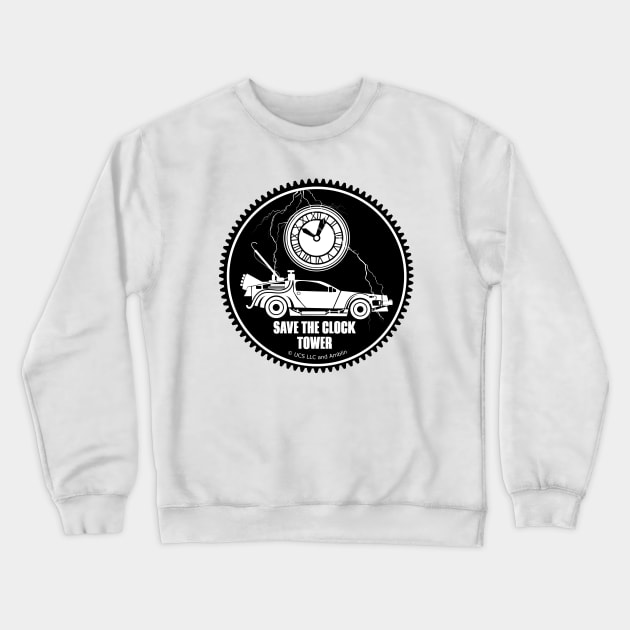 Save the clock tower Crewneck Sweatshirt by LICENSEDLEGIT